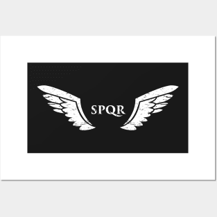 Roman Empire SPQR Eagle Wings Posters and Art